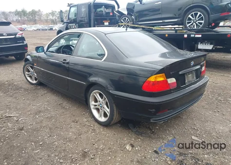 2000 BMW 328Ci из США, поврежденный, VIN WBABM5347YJN92783
